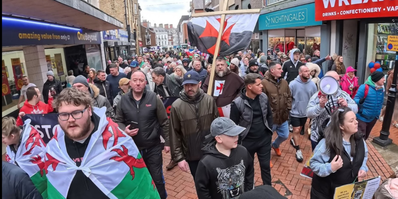 Wrexham demo 21 Feb 2026