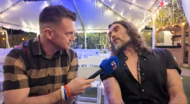 Tommy Robinson interviews Russell Brand