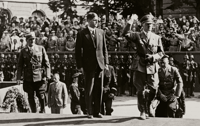 August von Finck with Hitler