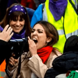 Isabel Peralta International Women's day madrid 8 march 2026