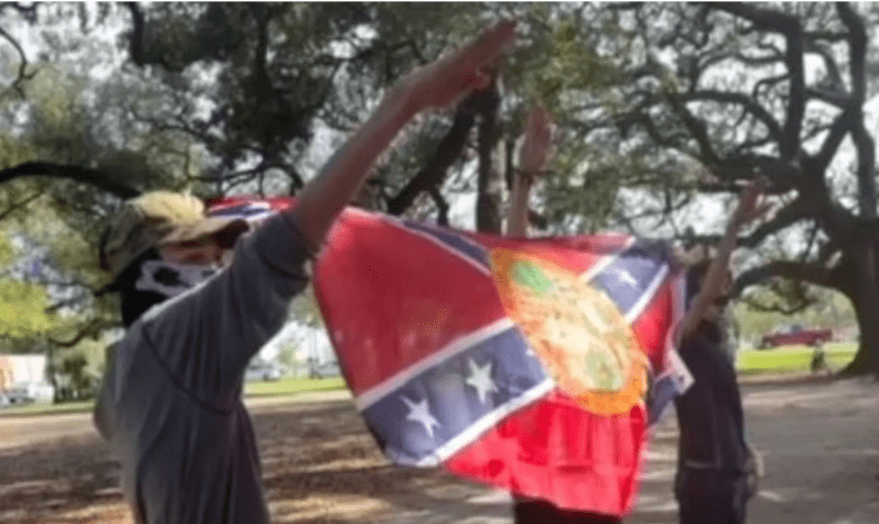 2119 group demonstrate  in Pensacola