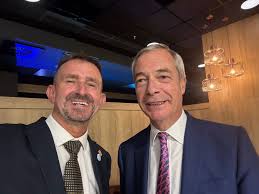 David Wimble with NIgel Farage