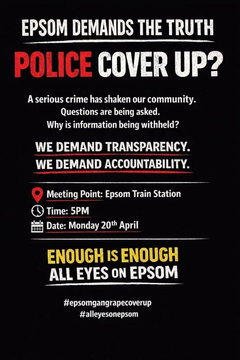 Epsom cover-up flyer