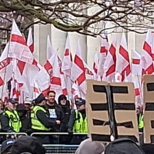 Britain First manchester 18 April 2026