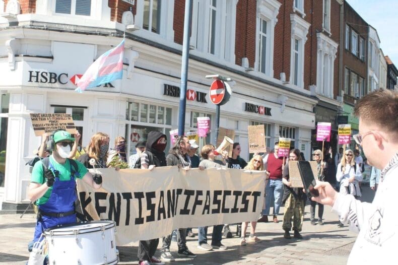 Counter demo Maidstone 25 April 2026