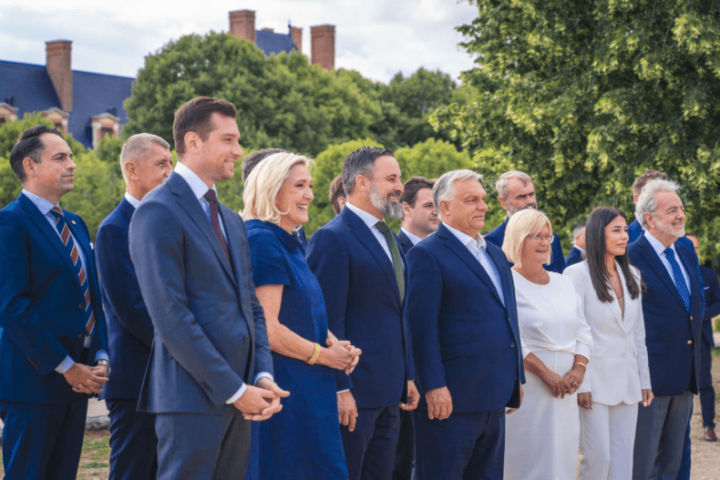 Leaders of Europe's far right parties in Patriots for Europe