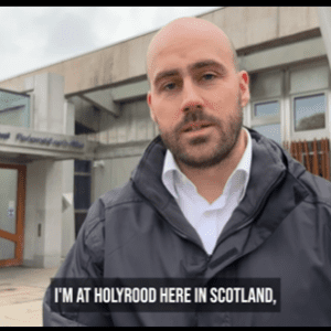 Nick Tenconi at Holyrood