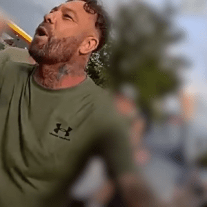 Phil Curson at Epping riots