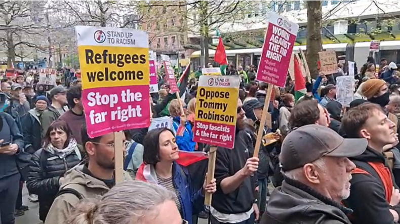 Britain First manchester 18 April 2026