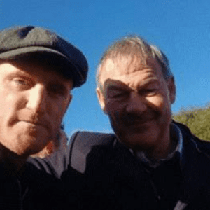 Chris Mitchell with Rupert Lowe