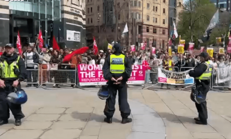 UKIP demo Leeds 25 April 2026 SUTR