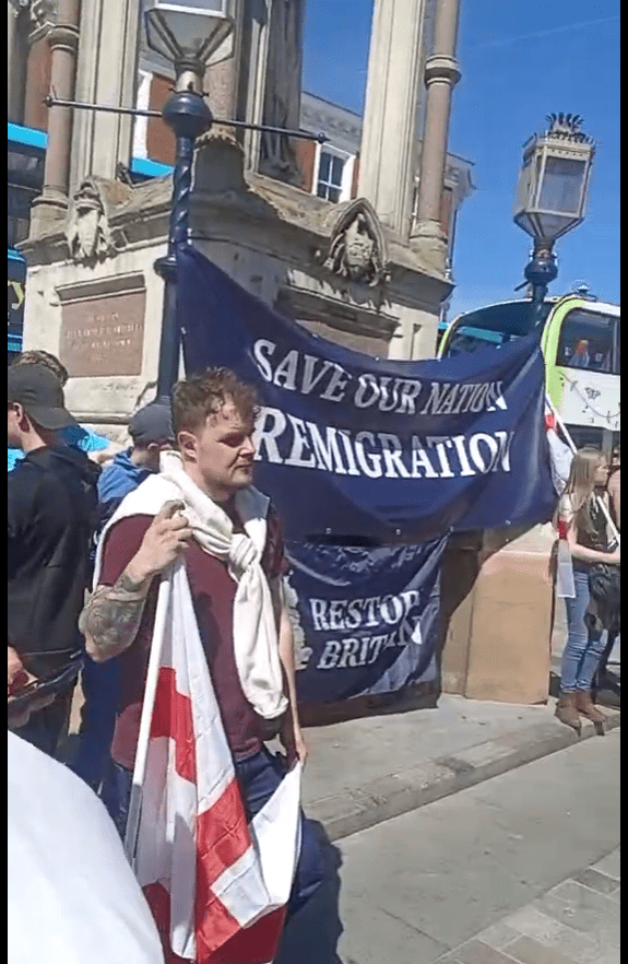 Restore at Harry Hilden's St George's day march for kent, maidstone 25 April 2026