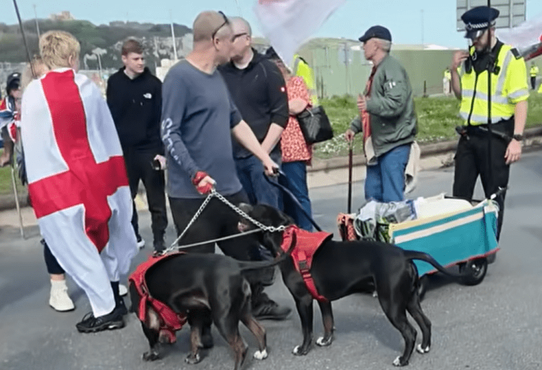 Terry Maher at Dover demo April 2026