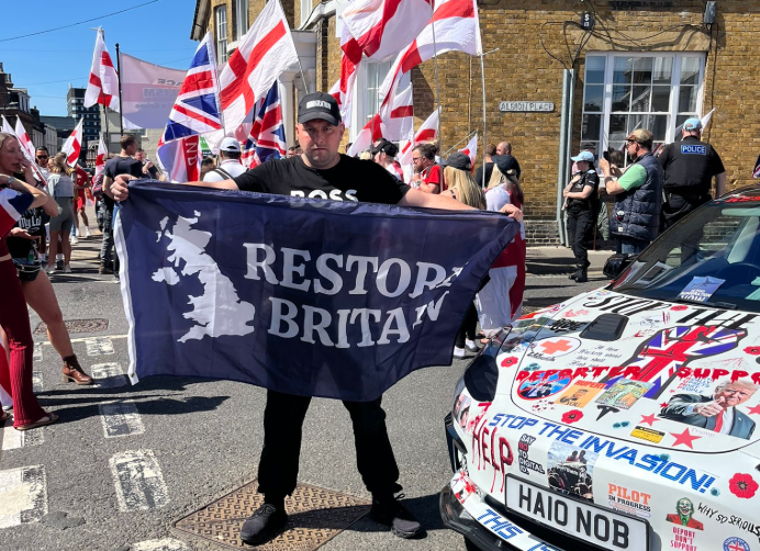 Kent’s racist dregs line up behind Restore Britain