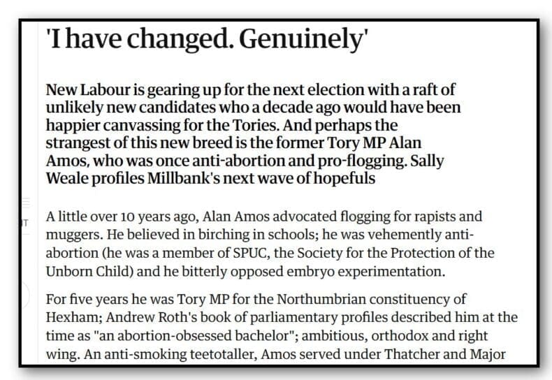 Alan Amos I have changed