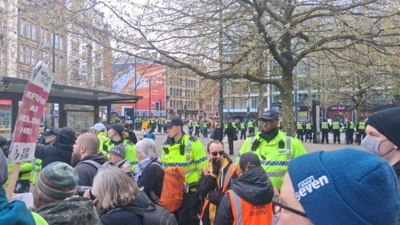 Britain First mancheter 18 April 2026